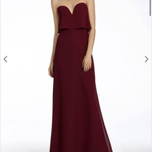 Burgundy Bridesmaids Dress